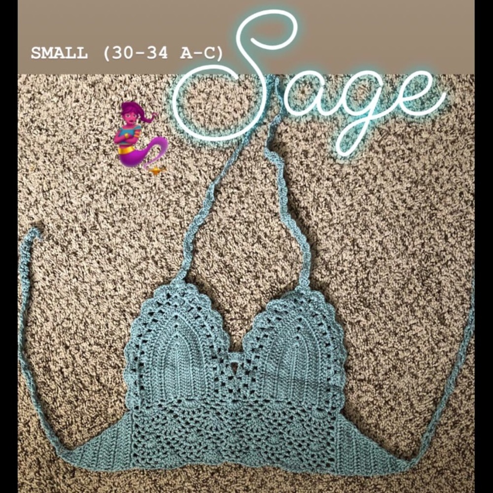 Boho summer crochet halter top
